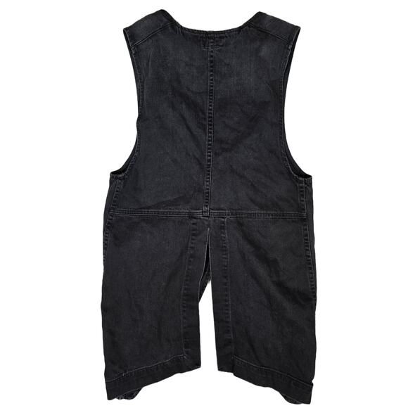 Current Elliott Womens Black Denim Vest sz 2 - Picture 10 of 10